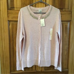 NWT A NEW DAY Light Pink Cardigan XL
